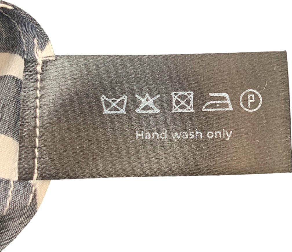 Baia Black and White Zebra Print Tallat Dress UK 12