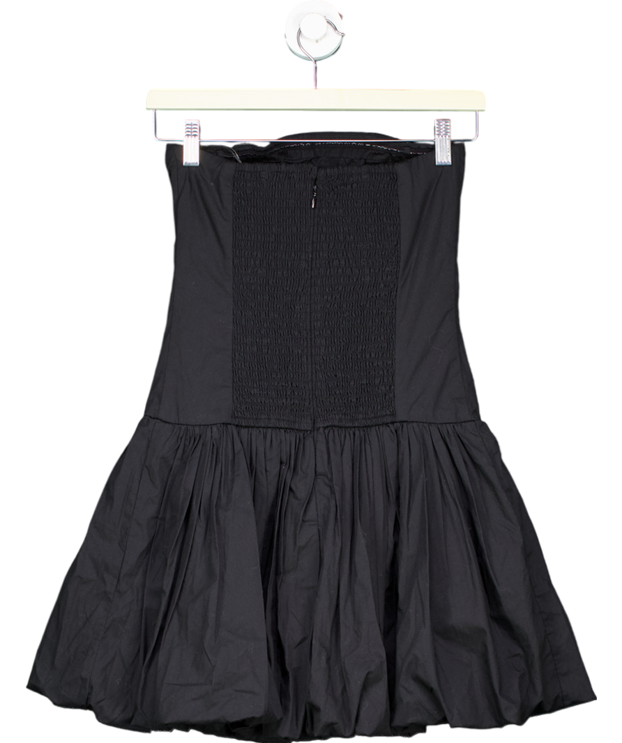 Abercrombie & Fitch Black Bubble Hem Mini Dress UK S