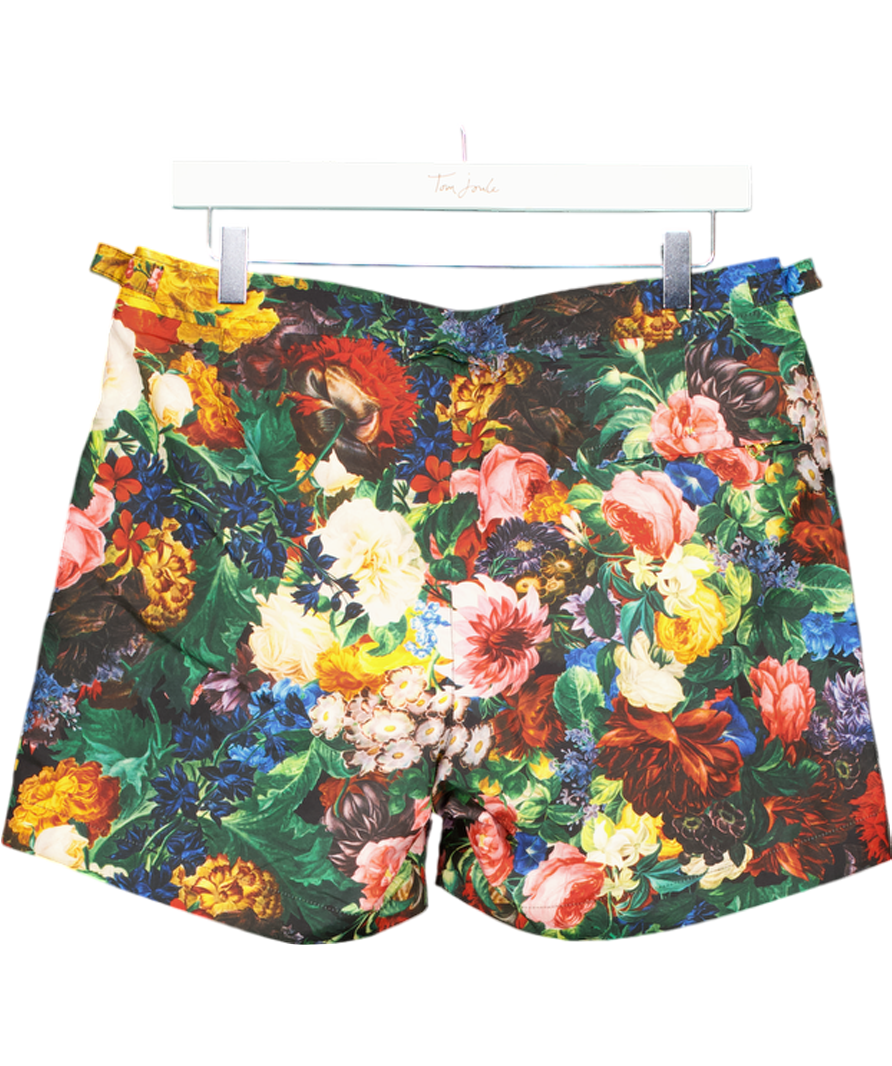Orlebar Brown Mid-length Flower Swim Shorts In Multicoloured W32