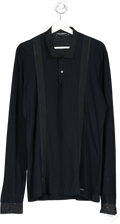 Dolce & Gabbana Black Long Sleeved Polo Shirt UK XXL