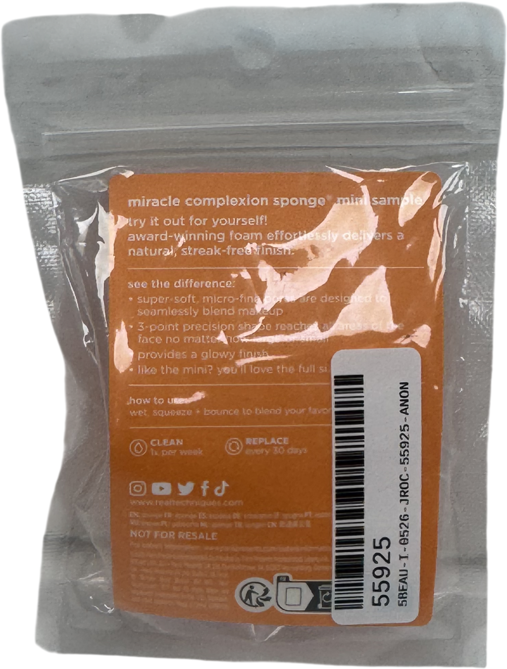 Real Techniques Miracle Complexion Sponge One size