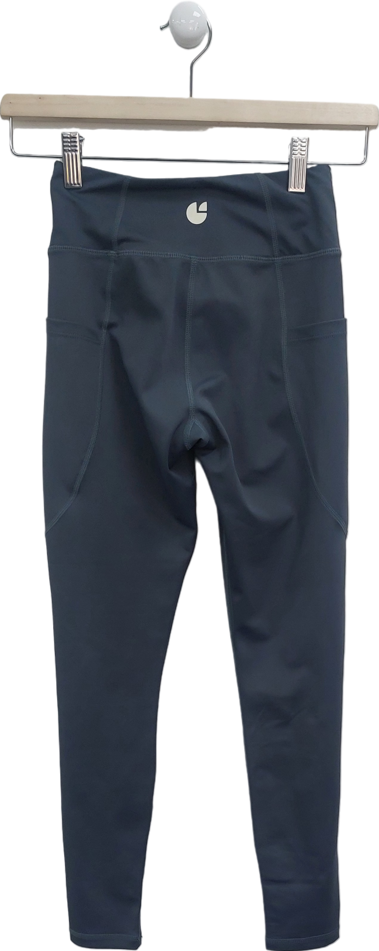 Pocket Sport Grey High Waist Leggings UK XXS