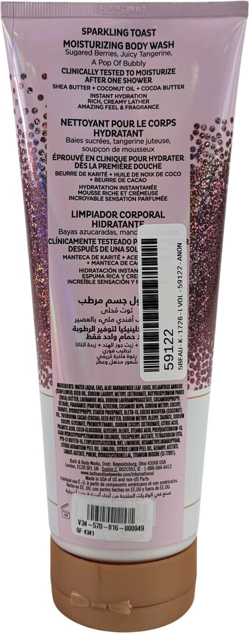 Bath & body works Sparkling Toast Moisturizing Body Wash 295ml