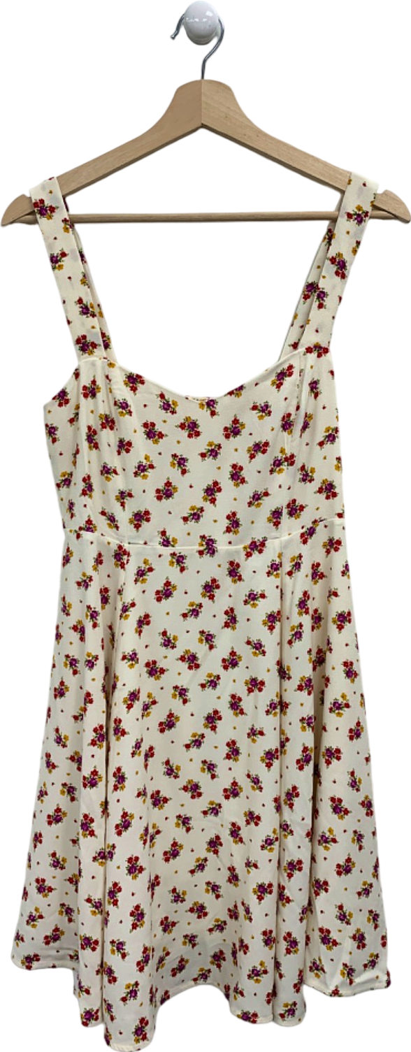 Sézane Cream Floral Mindy Dress UK 8