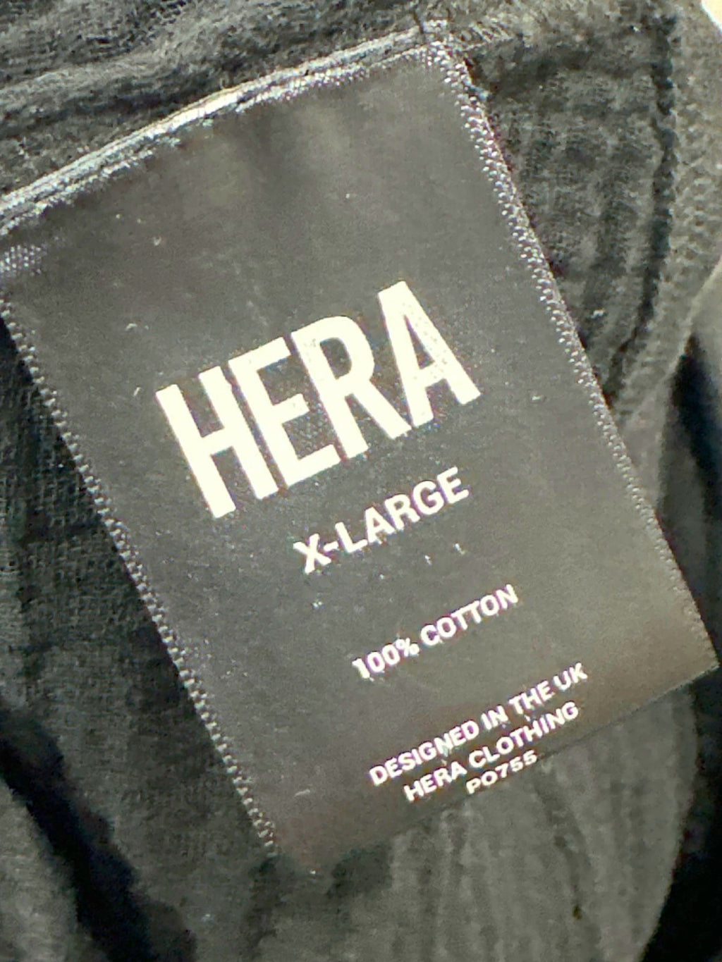 HERA Black Cropped Shirt UK XL