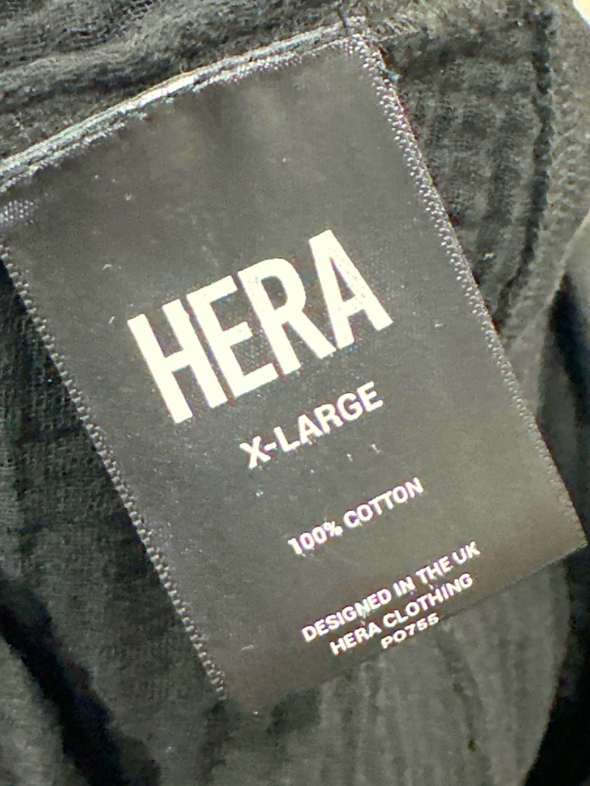 HERA Black Cropped Shirt UK XL