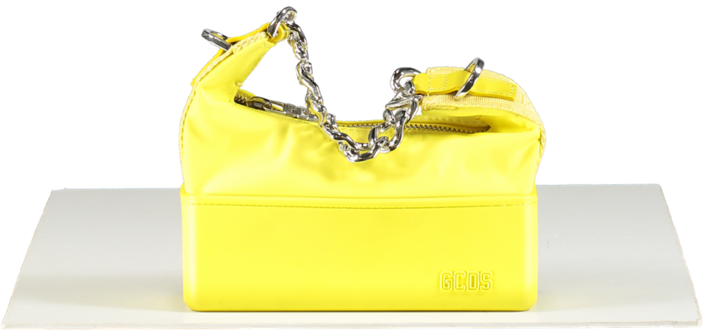 GCDS Mathilda Chain-link Tote Bag In Yellow