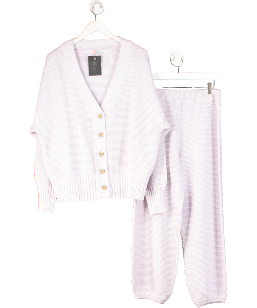 Free People Purple Hailee Cardi Co-ord UK M