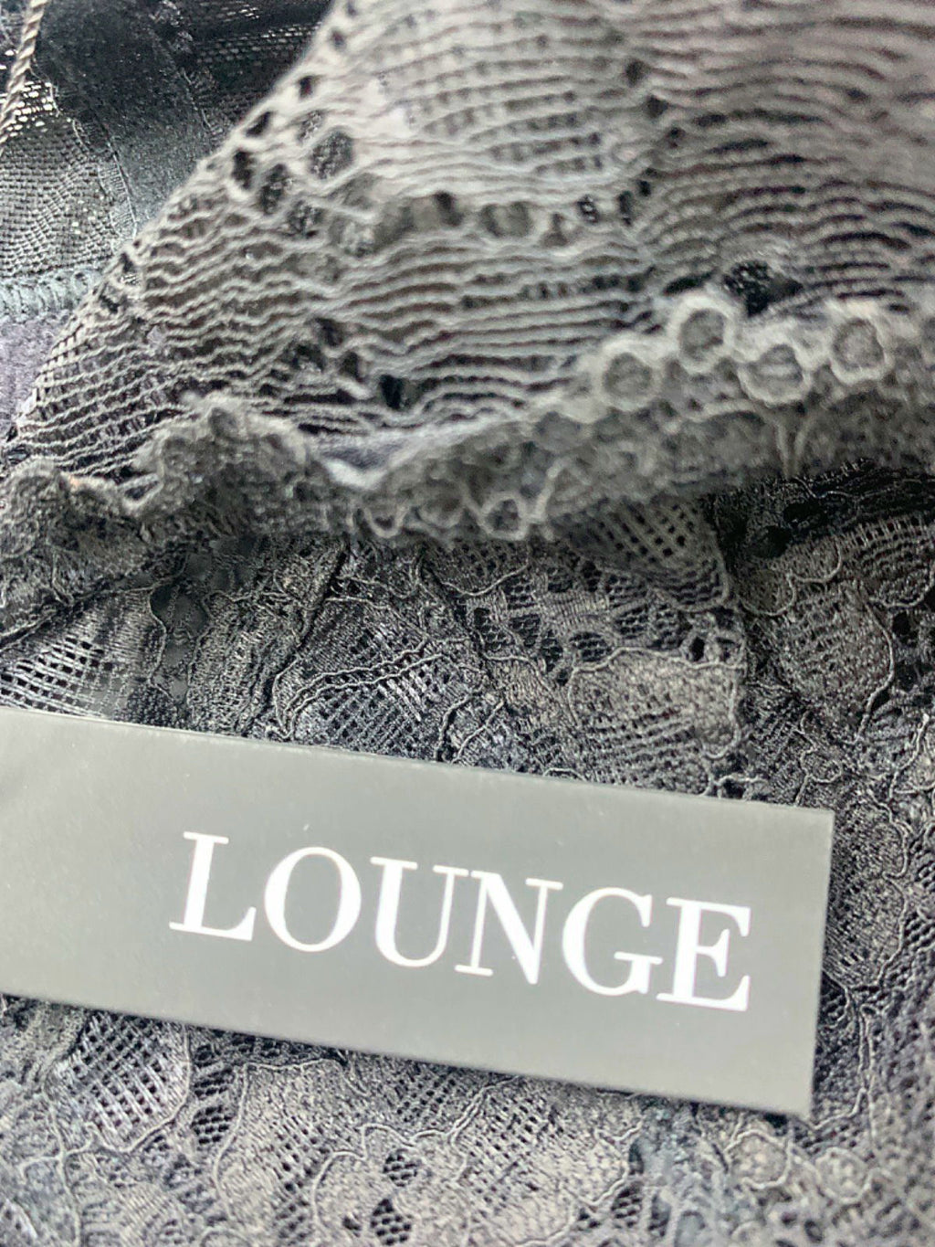 Lounge Black Flair Balcony Bra 34E