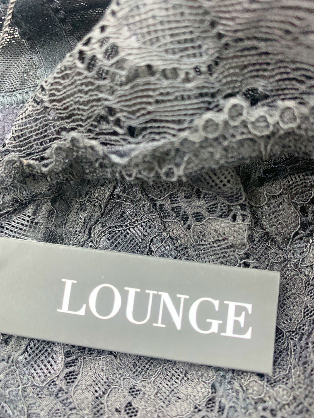 Lounge Black Flair Balcony Bra 34E