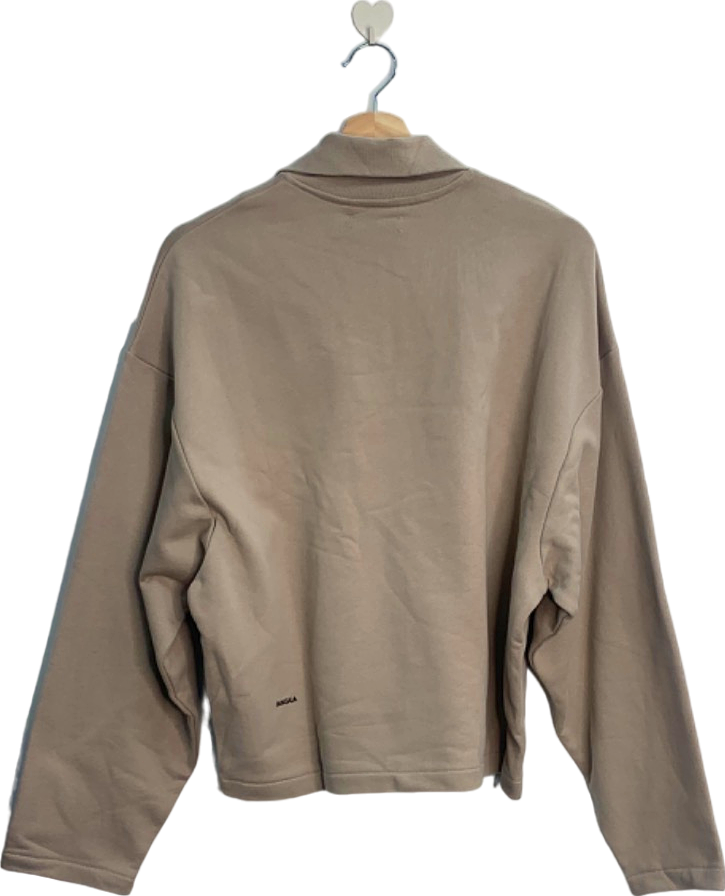 Pangaia Stone Organic Cotton Half-Zip Sweatshirt XXS
