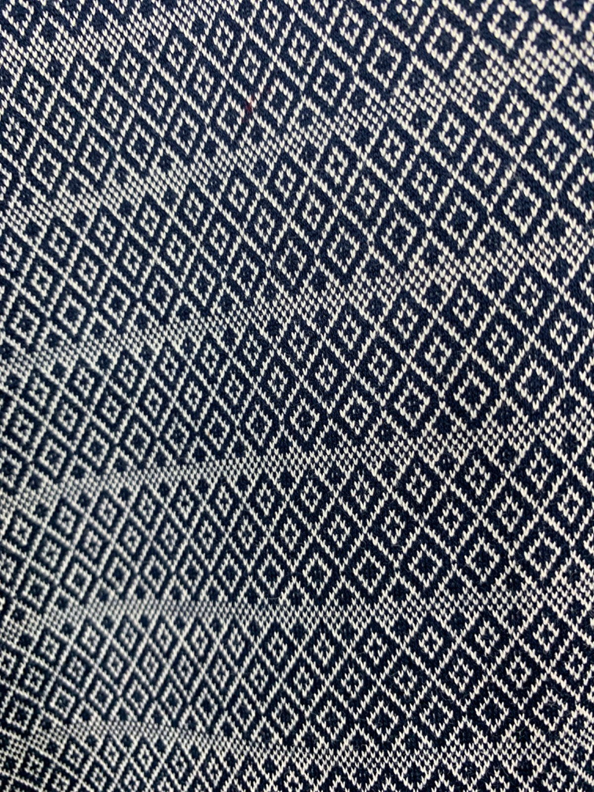 Paul & Shark Blue Patterned Polo Shirt UK L