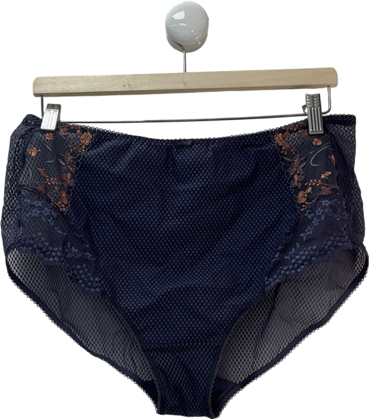 elomi Purple Fish Net Full Brief UK XXL