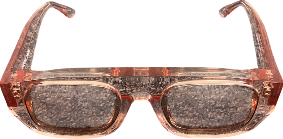 Thierry Lasry Pink Monarchy Translucent Sunglasses With Original Hard Case One Size