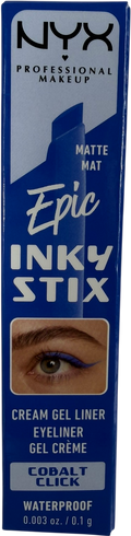 NYX Epic Inky Stix Waterproof Cream Gel Eyeliner Cobalt Click 0.1g
