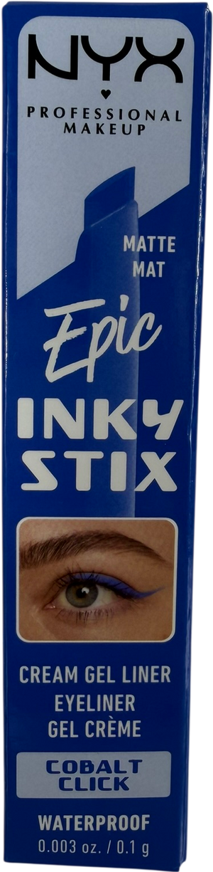 NYX Epic Inky Stix Waterproof Cream Gel Eyeliner Cobalt Click 0.1g