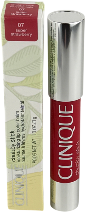 Clinique Chubby Stick™ Moisturizing Lip Colour Balm 7 Super Strawberry 3g