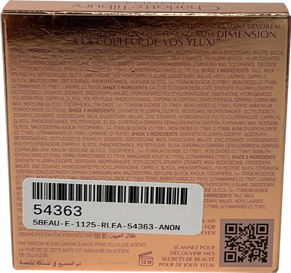 Charlotte Tilbury Palette Of Beautifying Eye Trends Digital Lilac 9g