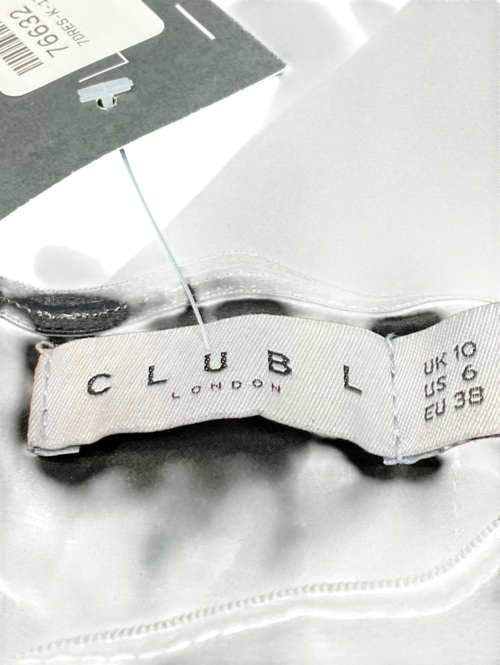 Club L Black Corsage Detail Maxi Dress UK 10