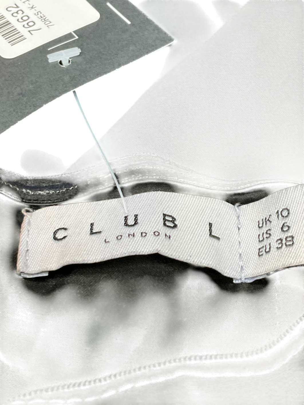 Club L Black Corsage Detail Maxi Dress UK 10