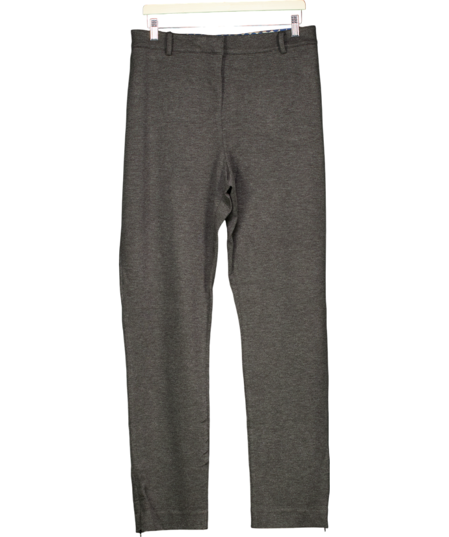 Boden Grey Zip Hem Stretch Trousers UK 22