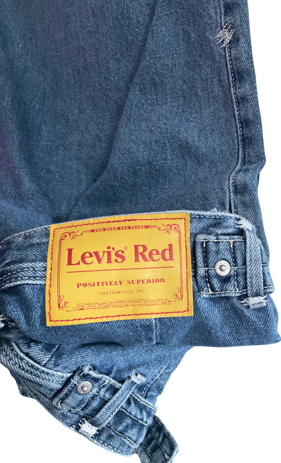 Levi’s Red Label High Wide Leg Blue Jeans UK W25