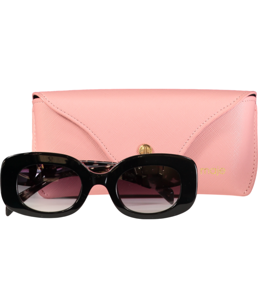 Maje Black Mj5035 Tortoiseshell Sunglasses One Size