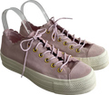 Converse Pink Scalloped Chuck Taylor Trainers UK 6 EU 39 👠