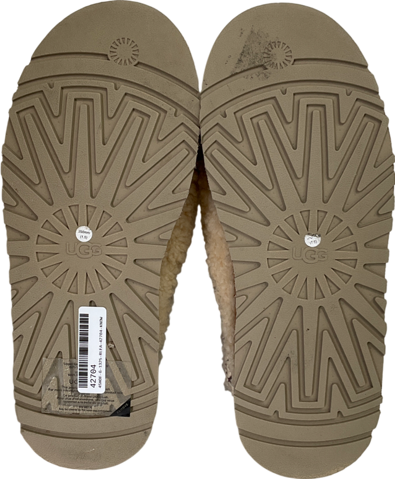 UGG Cream Tazz Ugg Braid Shoes UK 6 EU 39 👠