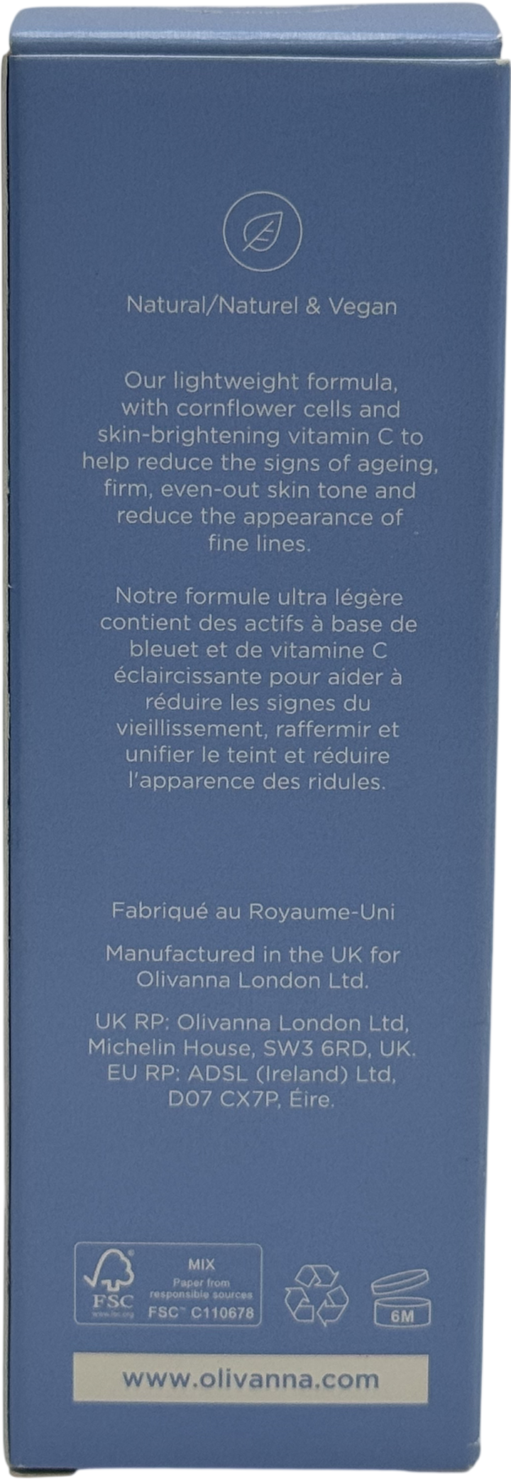 Olivanna London Vitamin C Brightening Day Serum 30ml