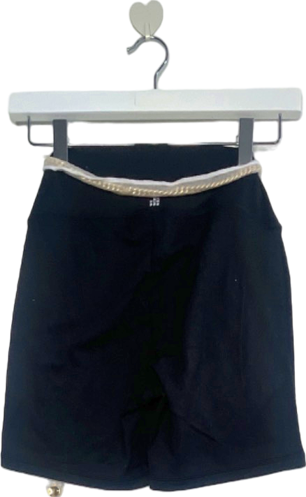 WeWoreWhat Black Chain Bike Short UK Size 8