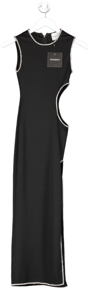 Khanum's Black Kora Dress UK XS
