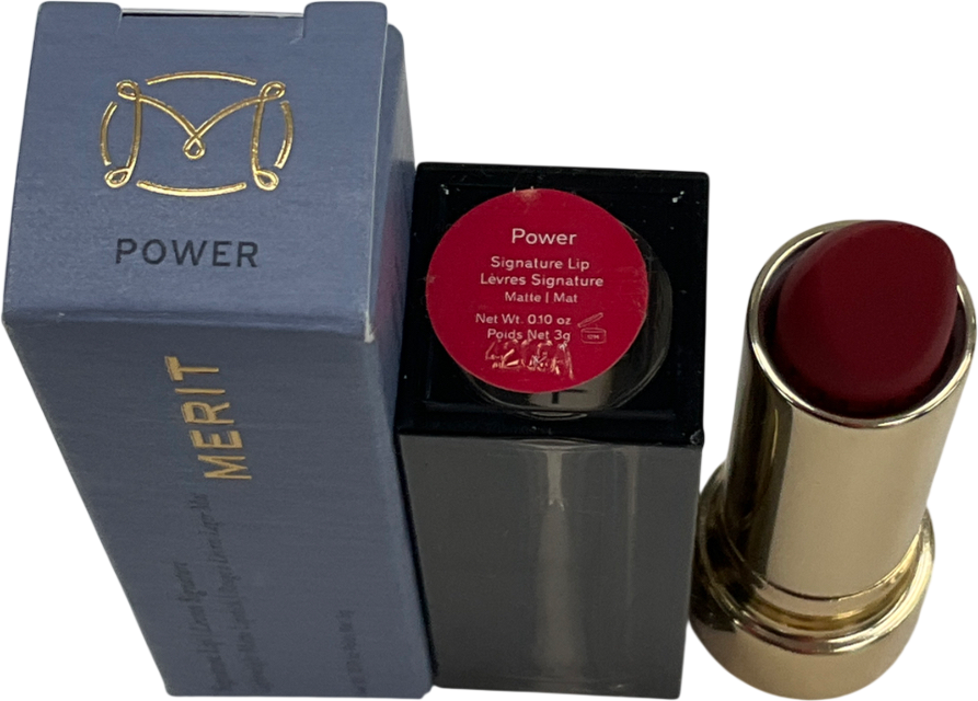 Merit Signature Lip Lightweight Lipstick Power 3g