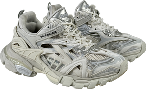 BALENCIAGA Track 2.0 White / Grey Trainers UK 3 EU 36