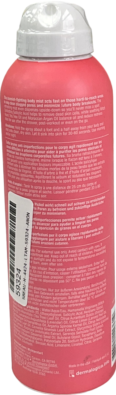 Dermalogica Pink Clear Start Clarifying Body Spray One Size