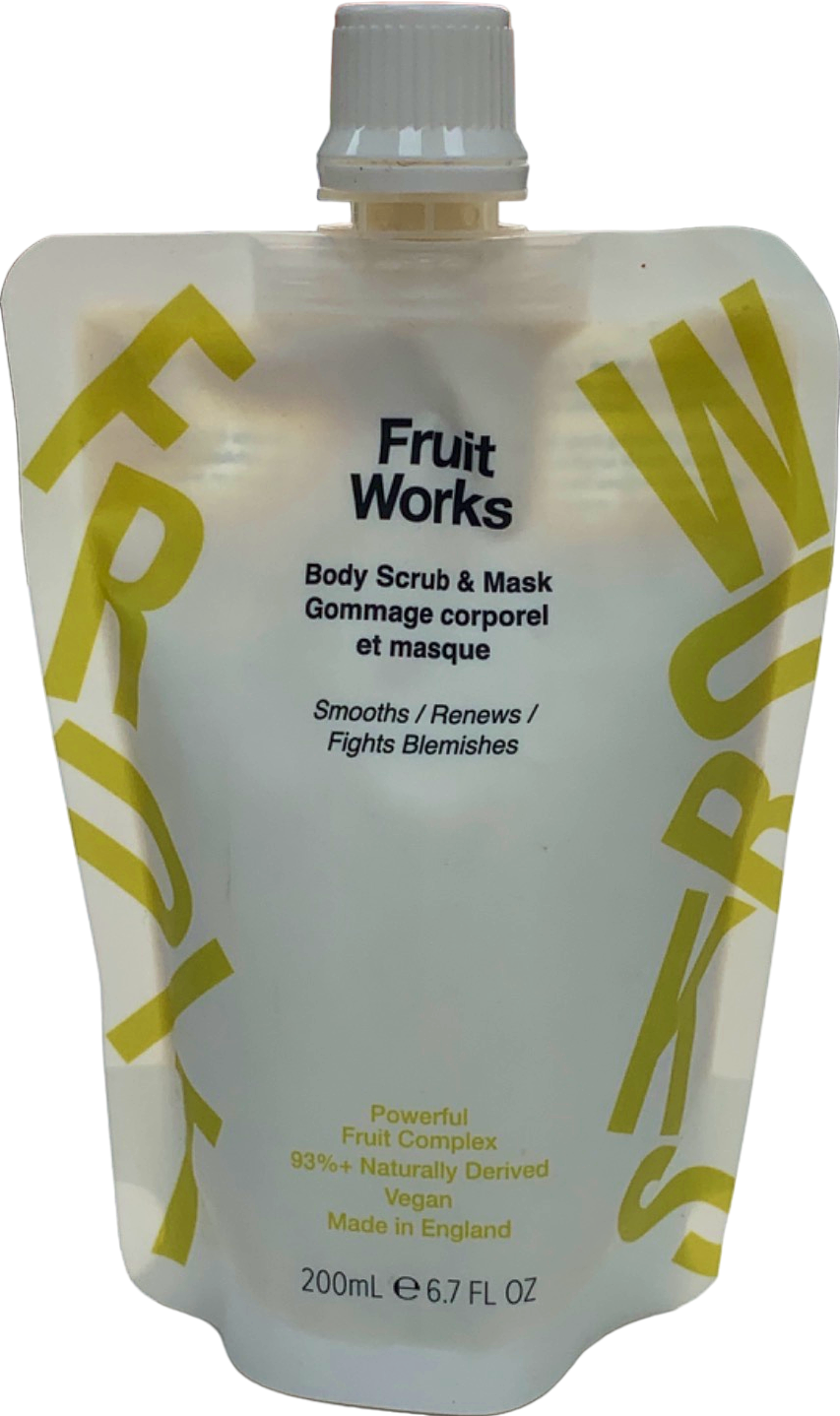 Fruit Works Body Scrub & Mask 200ml