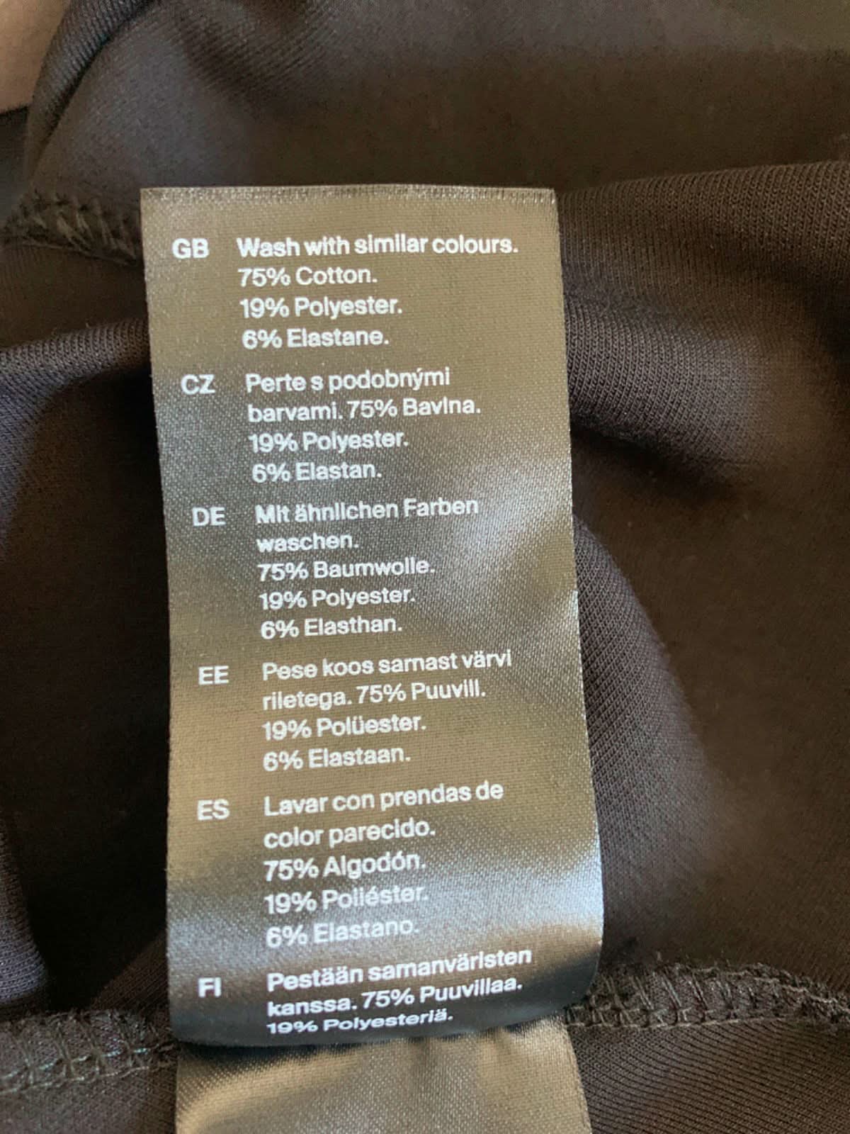 COS Black Strappy Midi Dress L