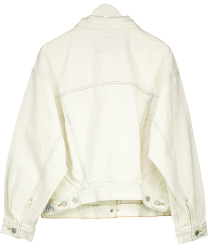 levis Cream Levi's Trucker Jacket UK M