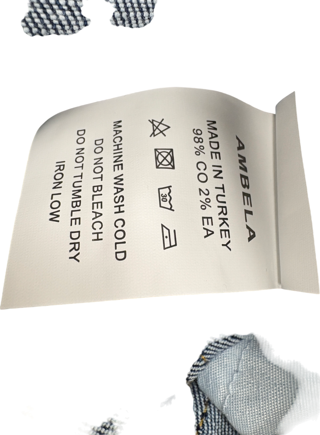 Ambela Blue Straight Leg Jeans UK 20