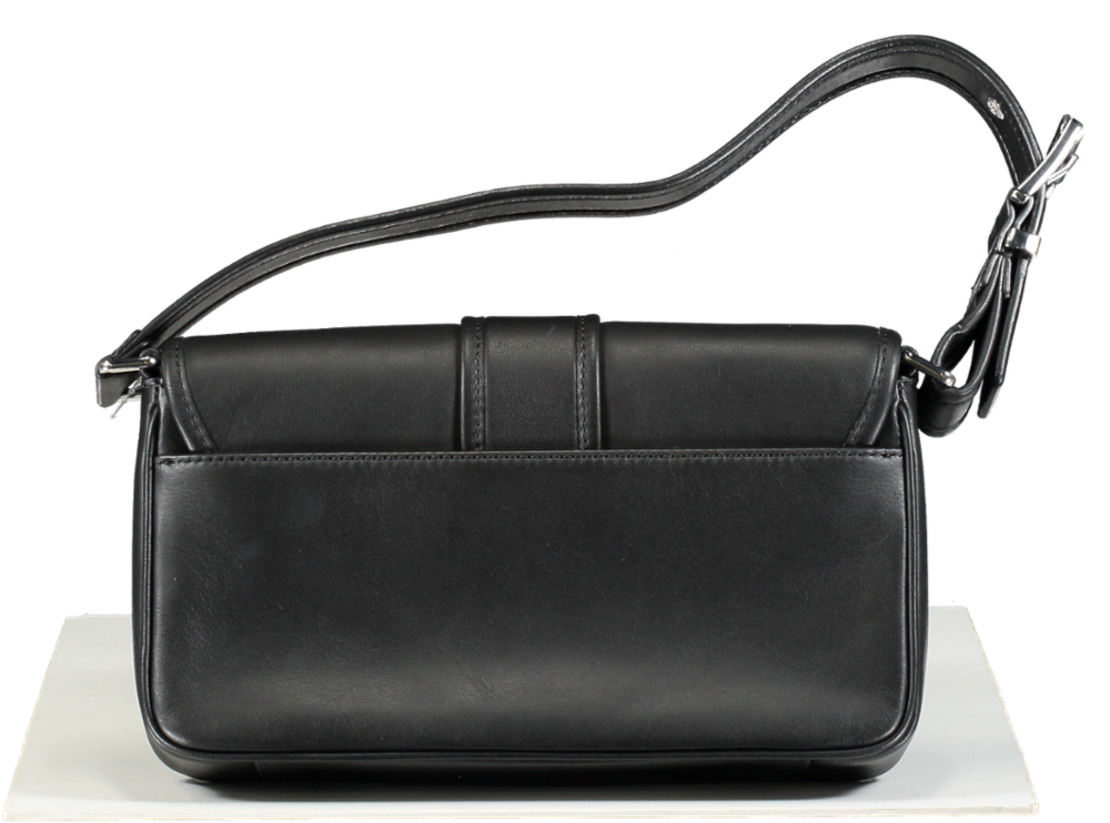 Michael Kors Black Colby Medium Leather Shoulder Bag