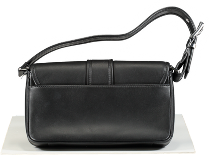 Michael Kors Black Colby Medium Leather Shoulder Bag