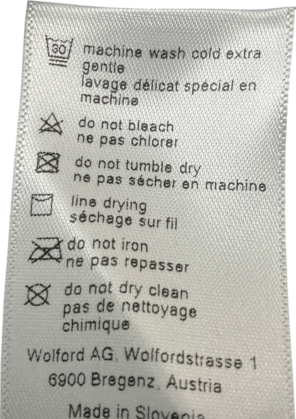 Wolford Black Buenos Aires String Bodysuit UK S