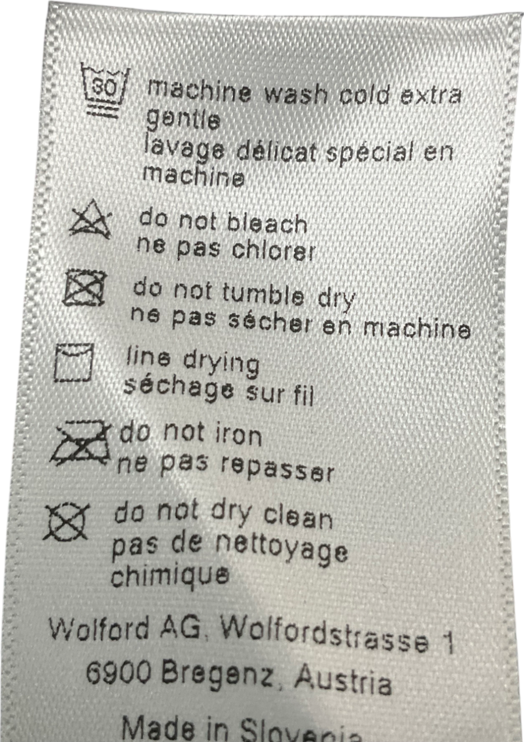 Wolford Black Buenos Aires String Bodysuit UK S