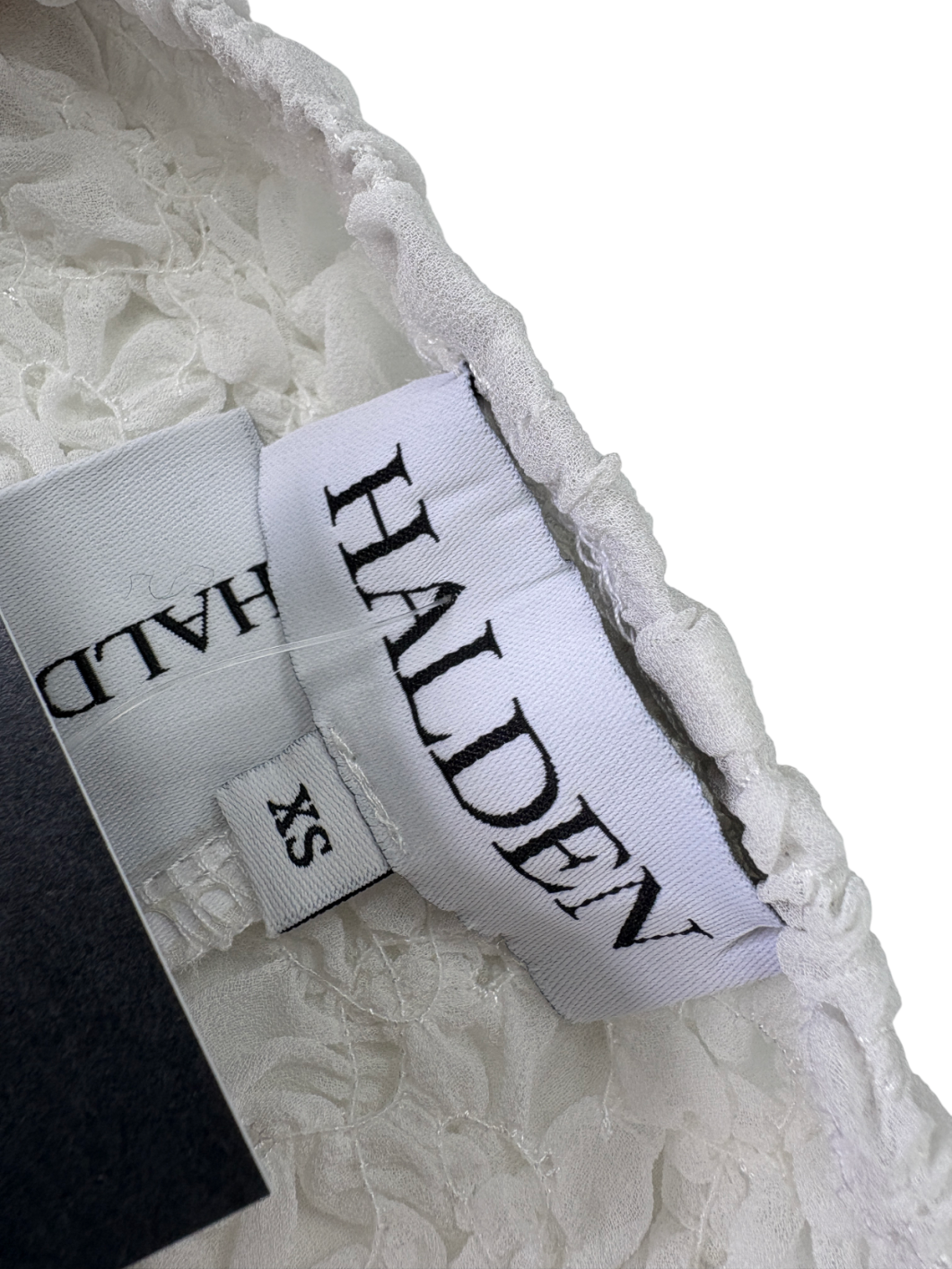 Halden Cream Venus Bandeau Top And Maxi Skirt Set UK XS