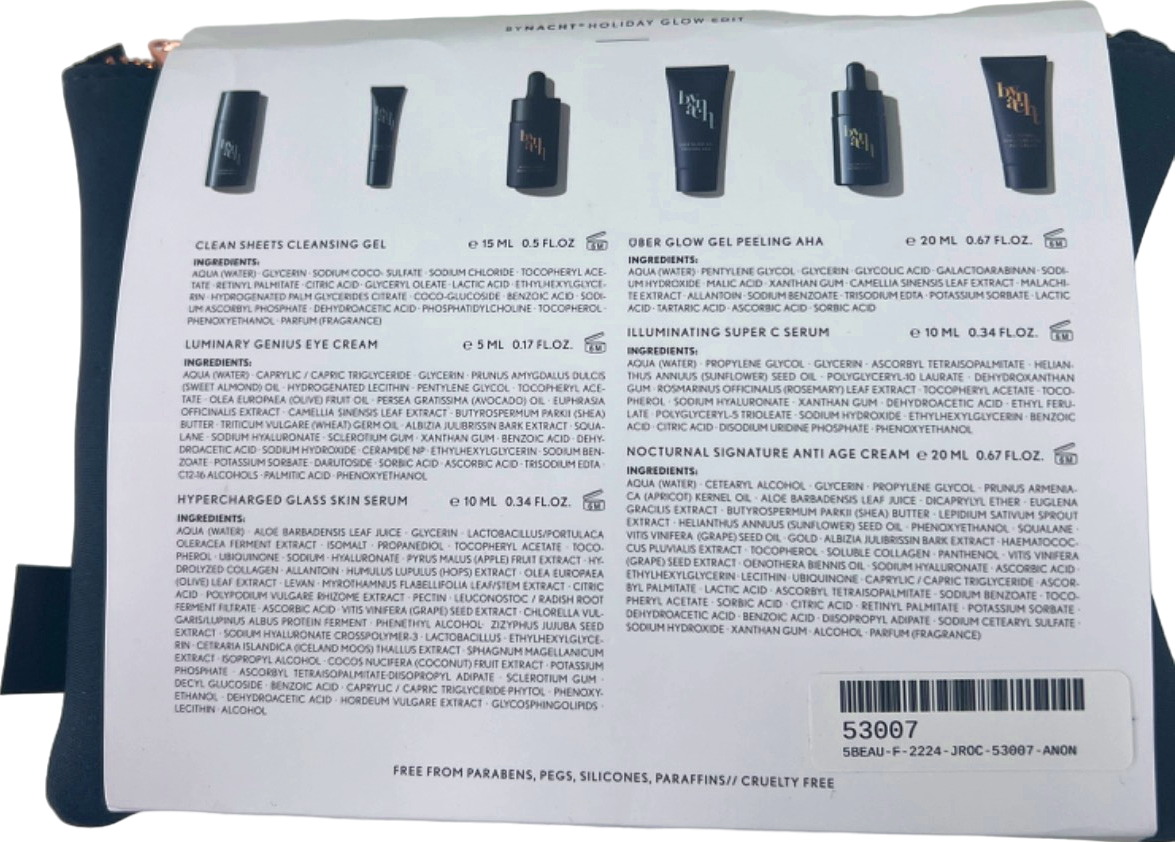 Bynacht Holiday Glow 6 piece Skincare Edit (worth £150)