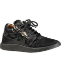 Guiseppe Zanotti Black Unisex High Top Trainer EU 36.5 UK 3.5