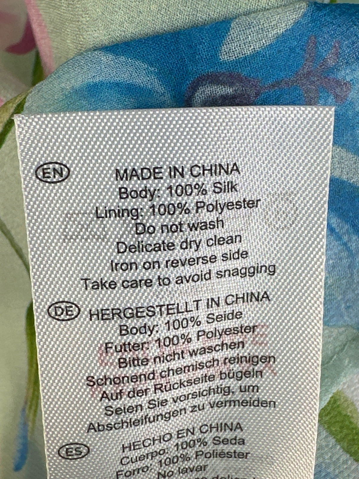 Hobbs Green Floral Long-Sleeve Maxi Dress UK 6