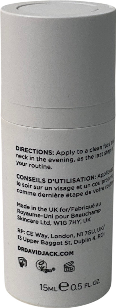 dr david jack Good Night Retinoid Night Cream 15ml