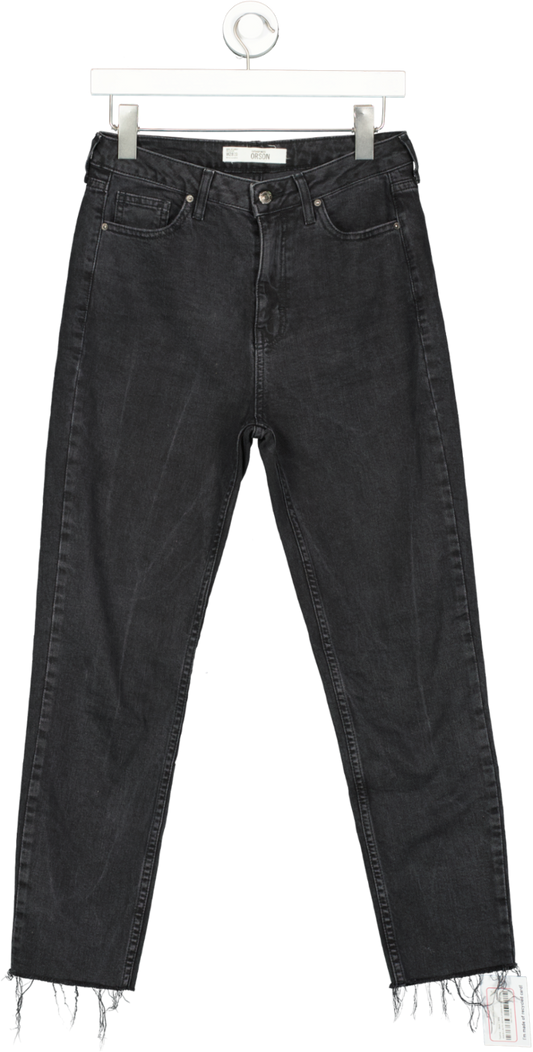 Topshop Black Washed Orson Jeans W28