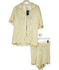 arrange Cream Open Knitted Shirt Co-ord UK S/M